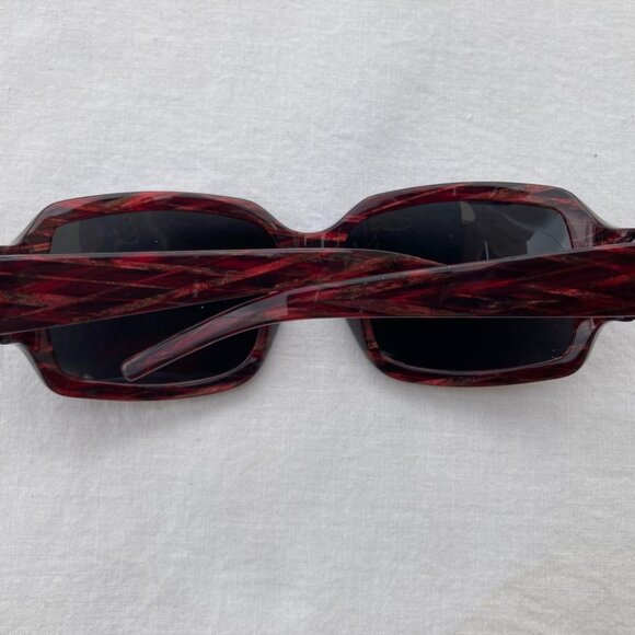 MONT BLANC Women Sunglasses Bordeaux Jaquard  MB 171S Frame Size 59 []16 120 - Picture 5 of 15